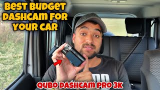 Why you must have a Dashcam in car  Qubo Dashcam Pro 3K review [upl. by Charissa]