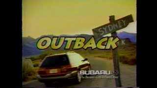 Subaru Outback  Paul Hogan 1994 TV Commercial [upl. by Deys]