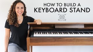 Building a Keyboard Stand  Woodworking  DIY Project [upl. by Nnaer985]