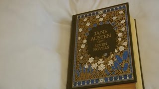 Jane Austen Seven Novels Hardcover Barnes amp Noble Leatherbound Classic Collection [upl. by Aileda]