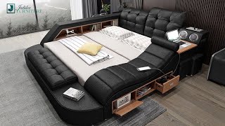 Hariana Tech Smart Ultimate Bed  All In One Bed  Jubilee Furniture [upl. by Airdnola]