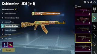 Next Premium Crate Codebreaker AKM In PUBG Mobile [upl. by Schaeffer]