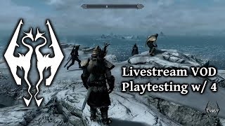 Skyrim Together  Playtesting  finding bugs to fix [upl. by Sayer486]