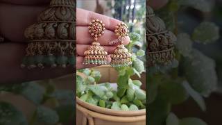 handmade trending earrings kayrafashionaccessories youtube shorts nakshi onegram [upl. by Nirik272]