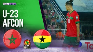 Morocco vs Ghana  U23 AFCON HIGHLIGHTS  06272023  beIN SPORTS USA [upl. by Eliak]