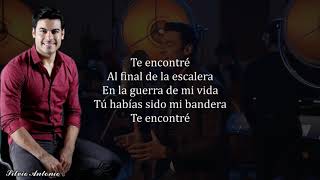 CARLOS RIVERA  Te Esperaba  LetraLyrics [upl. by Ecurb]