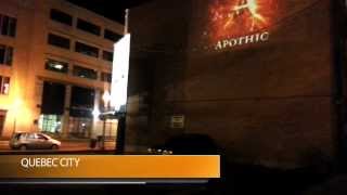 E amp J Gallo Winery Apothic Wall Projections and Brand Ambassador Street Teams Campaign [upl. by Nyltiac]