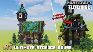 Ultimate 117 Storage House Tutorial with interior  Minecraft [upl. by Marybeth644]