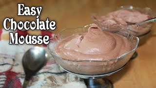 Easy Chocolate Mousse [upl. by Nylyak]