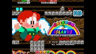 1987 60fps Rainbow Islands new ver Hardest Nomiss ALL [upl. by Griggs]