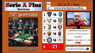 Serie A Plus Inverno ⚽ Le 5 partite ⚽ 12° giornata [upl. by Dowell866]