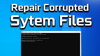 How to Fix Corrupted Files on Windows 10 2025 Tutorial [upl. by Sorci569]