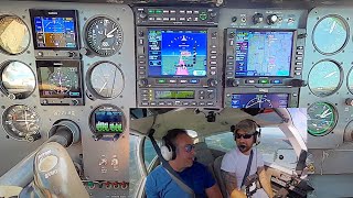 Engine FAILURE amp APPROACHES with STEC 3100 Autopilot  Avidyne IFDs [upl. by Uriia502]