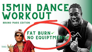 15 minute Dance Workout to Bruno Mars  Groove Aerobics  Mr Groove amp The Groove Club [upl. by Kinny]