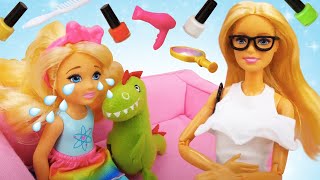 Chelsea vai ao trabalho com a Barbie Novelinha da boneca Barbie em português [upl. by Reeba]