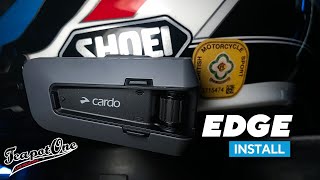 Cardo Packtalk Edge  Unboxing and Installation [upl. by Lindner152]