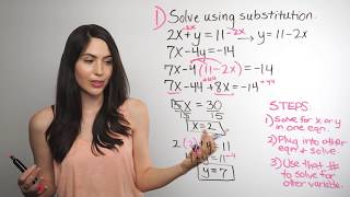 Solving Systems of Equations Substitution Method NancyPi [upl. by Mandelbaum]