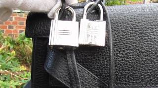 Hermes Tinette clochette and PH silver padlock keys [upl. by Dnalyram]