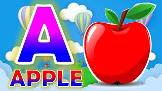 Phonics Song 2 with TWO Words in 3DA For Airplane  ABC Alphabet Songs with Sounds for Children580 [upl. by Cuttler]