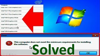 How to Fix Intel HD Graphics Driver Installation Error Windows 7 Complete Tutorial [upl. by Schreib]