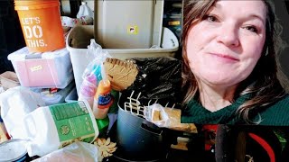 Declutter Garden Mess wMe in the Garage  Clutter Control amp Organizing Vlog [upl. by Atikam850]