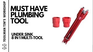 MUST HAVE DIY PLUMBING TOOL  Under 15  8 in 1 Undersink MultiTool [upl. by Eelimaj268]