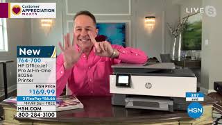 HP OfficeJet Pro AllinOne 8025e Printer with 6 Months Fr [upl. by Obara]