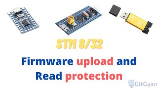 STM832 firmware upload and set read Protection using ST LINK [upl. by Nashoma]