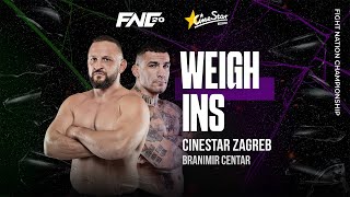 LIVE FNC20 amp CINESTAR  MEDIA WEIGH INS  ARENA ZAGREB [upl. by Arrad]