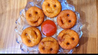 McCain sMiles  potato smiley recipe  homemade mccain smiles [upl. by Brittain]