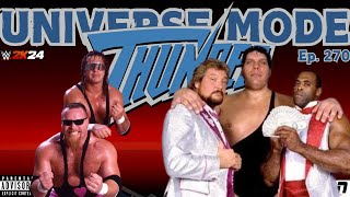 Hart Foundation vs Money Inc for WCW Tag Team Championship on Thunder  WWE 2k24 [upl. by Madra]