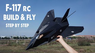 How to build F117 Nighthawk rc airplane  Step By Step│SDiY [upl. by Inait547]