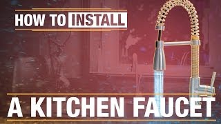 How To Install A Kitchen Faucet [upl. by Atte]