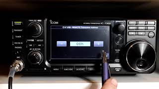 Icom IC7300 A to Z 27 CIV Settings [upl. by Acira]