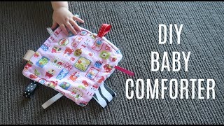 DIY BABY COMFORTER  DIY BABY TAGGY BLANKET [upl. by Nanfa]