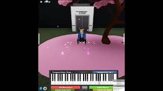 Fallen downundertale on roblox piano [upl. by Leanahtan]