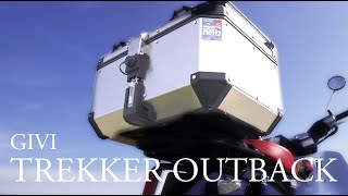 リアボックス取り付け  GIVI TREKKER OUTBACK Top Case【スーパーカブC125】 [upl. by Alleusnoc]