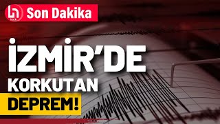 İzmirde deprem İşte o anlar [upl. by Retrop]