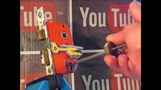 Lock Picking Tutorial Of Picking A 3 Lever Mortice Lock Using RB Locktools Two In One Pick [upl. by Eahsan]