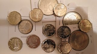 Las Monedas de 50 pesetas de Juan Carlos I  España [upl. by Idell]