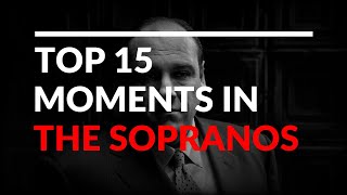 Top 15 Best Moments from THE SOPRANOS [upl. by Enileuqaj]