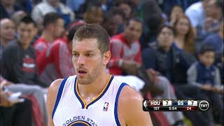 20140220  David Lee Full Highlights vs Rockets  28 Pts 14 Reb [upl. by Onivla]