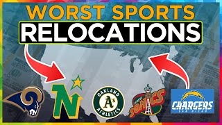 Five WORST Sports Team Relocations [upl. by Yngad]