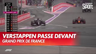 Verstappen passe juste devant Hamilton  Grand Prix de France [upl. by Aianat]