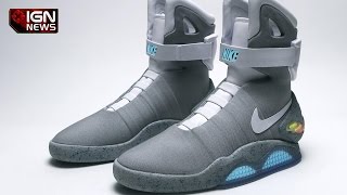 Nike Confirms Back To The Future Power Laces Coming This Year  IGN News [upl. by Lasala156]