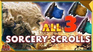 Elden Ring How To Get All 3 Sorcery Scrolls  Royal House Academy Conspectus Locations [upl. by Shulamith]