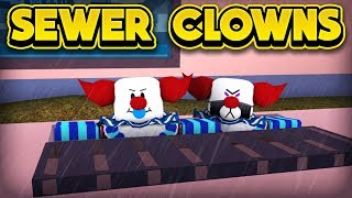 SEWER CLOWNS INVADE JAILBREAK ROBLOX Jailbreak [upl. by Alletse]