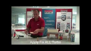 Soudal Fix All Turbo Demonstration [upl. by Klein45]