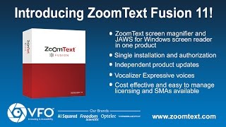 Introducing ZoomText Fusion 11 [upl. by Schick364]