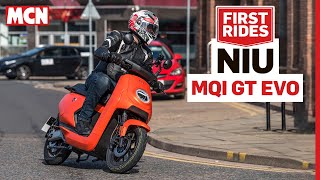 Niu MQi GT Evo electric scooter ridden  MCN review [upl. by De]